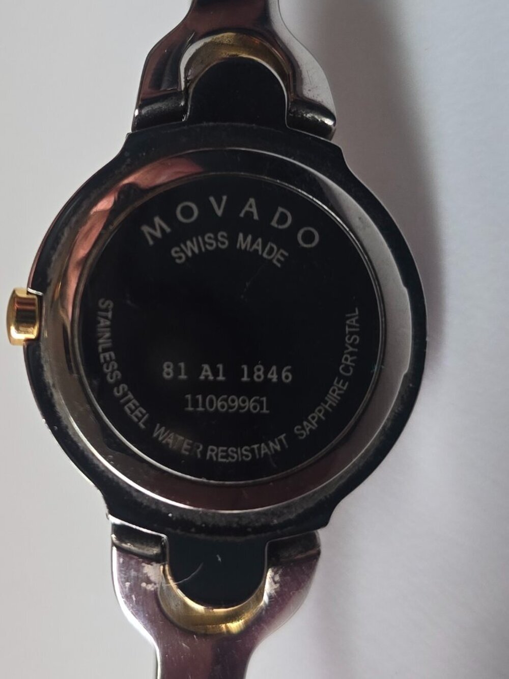 Movado Kara Two Tone Stainless Steel Ladies Watch - Silver and Gold - Picture 3 of 7